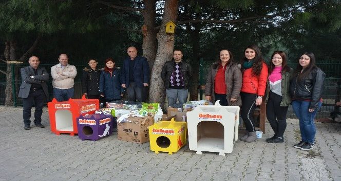 Özhan Gönüllüleri'nden sokak hayvanlarına destek