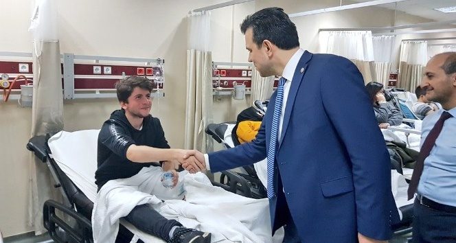Milletvekili Esgin, Uludağ'daki kazada yaralananları ziyaret etti