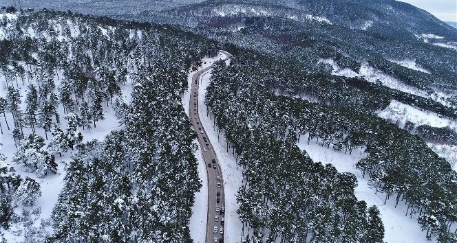 Uludağ'da kartpostallık manzaralar