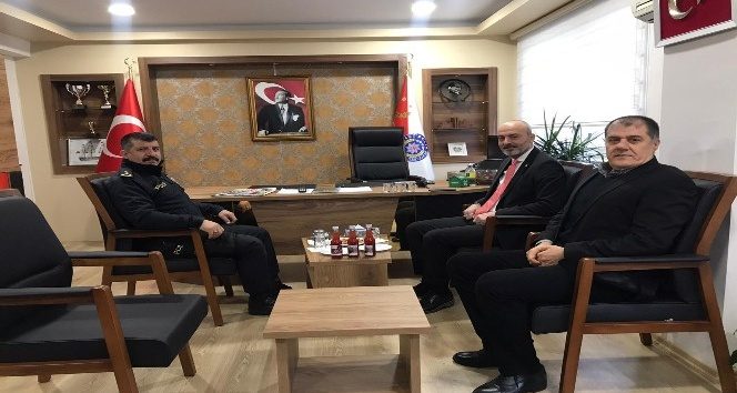 Vekil Işık'tan Emniyet Müdürü Yüce'ye ziyaret