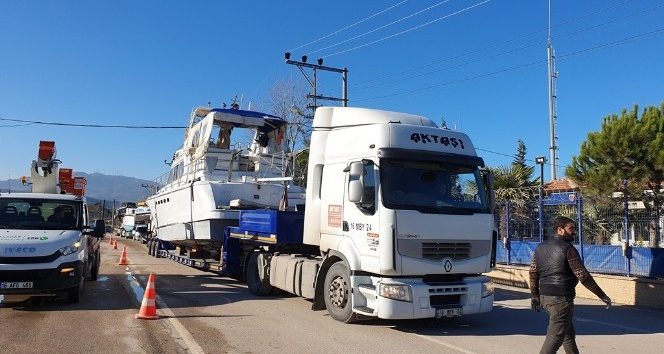 Gemlik körfezinde tekne operasyonu