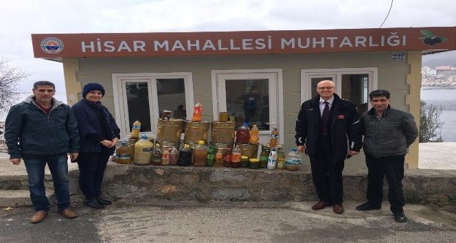 Atık yağlar belediyeye teslim edildi
